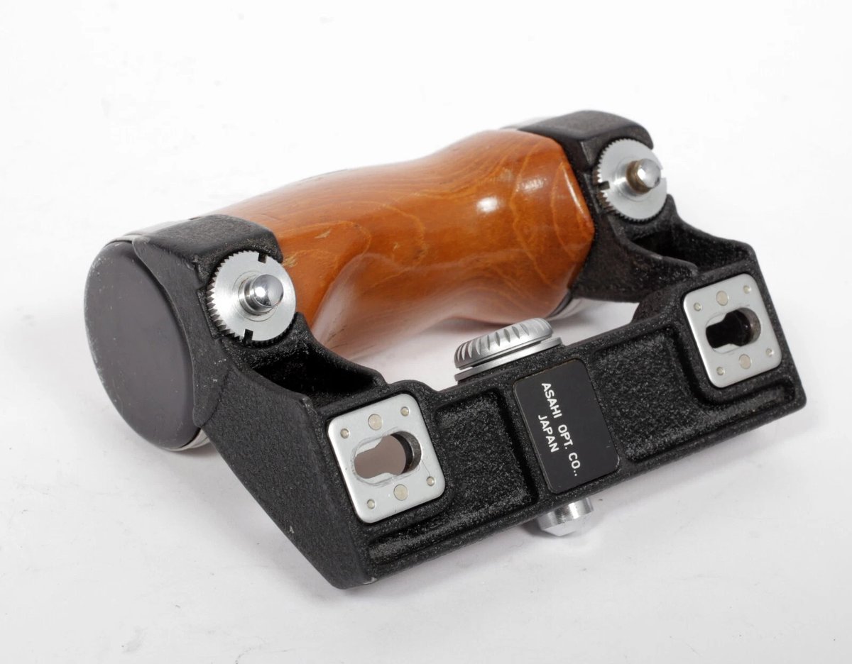 Genuine Pentax 6X7 67 wooden hand grip #0326 | CatLABS